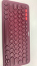 罗技（Logitech）时尚系列 K380 无线键盘 蓝牙办公键盘 女友 便携超薄键盘 笔记本键盘 红色 79键 实拍图