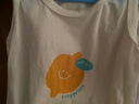 贝瑞加（Babyprints）宝宝背心2件装夏季儿童无袖T恤纯棉吊带上衣轻薄柔软打底 黄90 实拍图