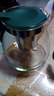 茶吧机饮水机玻璃电热水壶茶壶茶台电茶炉保温壶单壶带滤网耐高温茶具大容量水壶泡茶壶茶水分离 绿色半把款式 实拍图