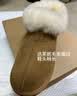 达芙妮厚底雪地靴女款冬季2026新款加绒加厚保暖棉鞋毛毛女鞋鞋子 栗色【主图热销款】 38 实拍图