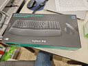 罗技（Logitech）Wave Combo 无线人体工学键鼠套装 垂直鼠标 无线蓝牙鼠标 办公键盘 无线键盘 蓝牙键盘 黑色 实拍图