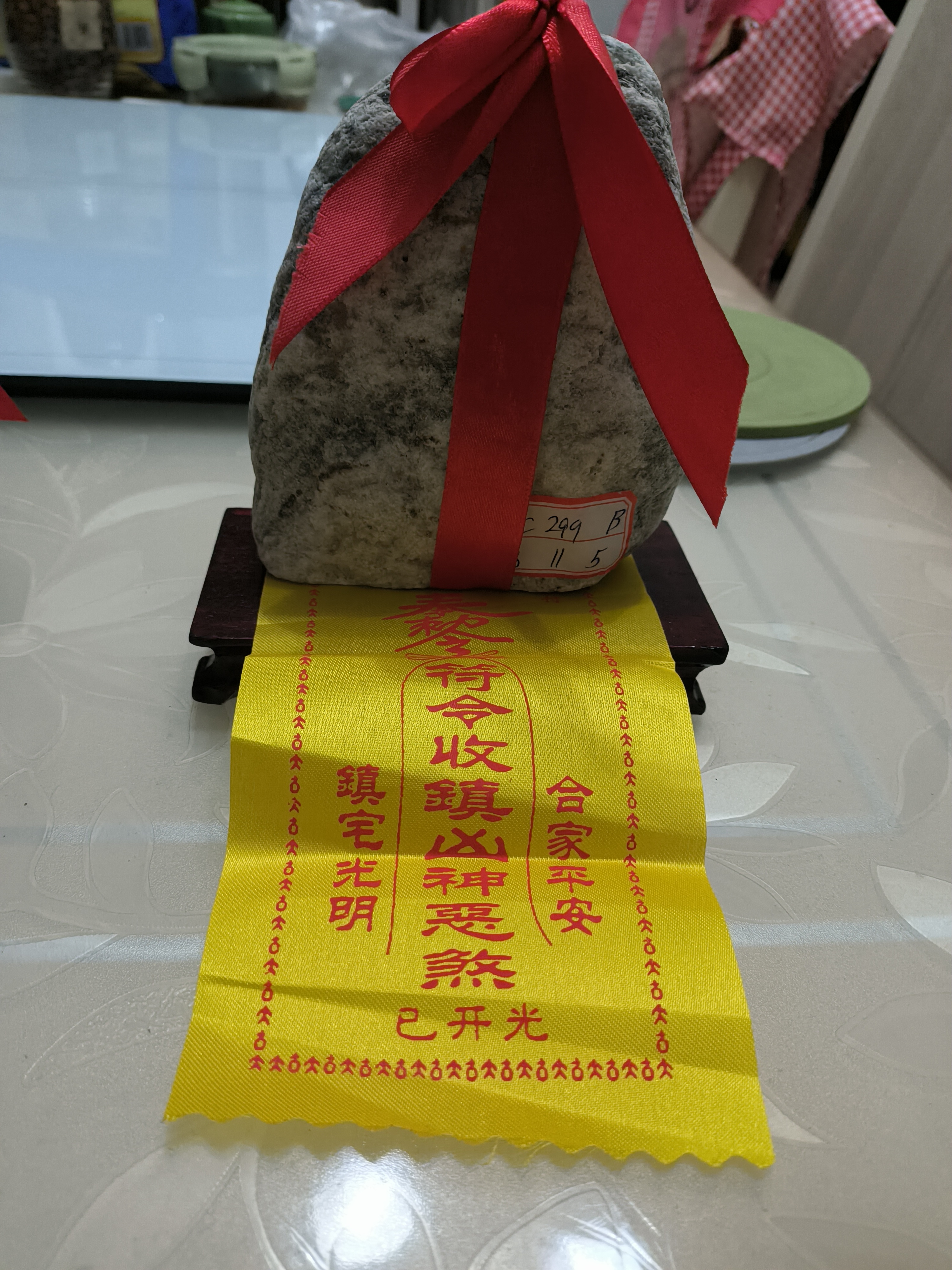 天然石敢当原石补角办公室靠山青石头路口奇石室内装饰摆件 现货选石，所选即所得，下单客服备注型号C 实拍图