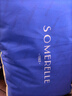 安睡宝（SOMERELLE） 全棉A类抗菌枕头进口七孔纤维枕芯酒店护颈椎枕睡眠枕靠枕可水洗 升级抗菌进口七孔枕蓝-中枕 单只 一只装 实拍图