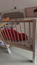 秋莹可升降榉木拼接床实木儿童床婴儿床加宽拼接大床小孩床边床拼接床 三护栏+5cm椰棕床垫(高度可调节) 可升降长200宽80高35【60护栏】 实拍图