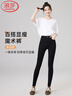 浪莎打底裤女裤子外穿春季高腰小脚显瘦黑色薄款紧身铅笔裤魔术小黑裤 实拍图