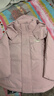 唐狮（TonLion）2025羽绒服女90绒连帽保暖外套宽松 蜜桃粉 M 实拍图
