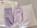 全棉时代女士内裤女纯棉性感内裤轻柔蕾丝花边中腰三角裤3条装 实拍图
