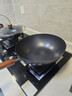 炊大皇铁锅家用无涂层不锈炒锅燃气灶专用炒锅炒菜锅平底锅极铁锅32cm 实拍图