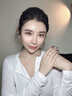 唯一（Winy）施华洛世奇锆999足银戒指情侣一对戒男士求订婚生日520送女友礼物 实拍图