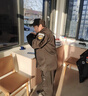 耐典夏季保安服短袖工作服男作训服小区物业保安制服斜纹套装全套175 实拍图