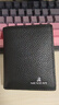 稻草人男士钱包头层牛皮轻薄多功能短款卡包竖款男式票夹黑色生日礼物 实拍图