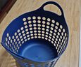 inomata日本进口脏衣篓家用放脏衣神器浴室大号换洗衣篮装玩具桶收纳筐子 镂空款大号/白色 实拍图