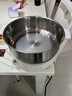 九阳（Joyoung）0涂层秒涮电火锅火锅专用锅电锅家用4-8人不粘分体式可拆洗多功能电蒸锅不锈钢电煮锅6L火锅锅GN64 实拍图