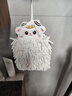 无印良品雪尼尔擦手球2条擦手毛巾厨房卫生间可爱抗菌不易掉毛擦手巾灰+白 实拍图