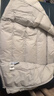 鸭鸭（YAYA）时空道宇羽绒服女短款立领秋冬季新款面包服厚款小个子情侣男外套 浅灰色(男女同款) S 【建议90-110斤】 实拍图