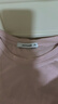 真维斯（Jeanswest）T恤女夏季薄款圆领打底衫内搭短袖纯棉白色纯色上衣百搭灰粉XL 实拍图