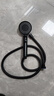 花栖之谷增压花洒喷头多功能手持花洒家用淋浴一键止水花洒（黑）+软管 实拍图