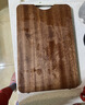 双枪乌金檀菜板 百年龄整木砧案板家用切菜食品抗菌防霉实木40*27*2.5 实拍图