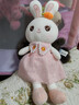 威尔通（WELTSTON）毛绒玩具布娃娃抱枕安抚玩偶儿童生日礼物礼品女生 小白兔子公仔 实拍图