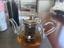 金镶玉玻璃泡茶壶花茶壶凉水壶耐热防爆过滤内胆带盖 雨润壶600ml 实拍图