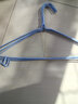 衣架成人加粗防滑加厚学生宿舍无痕挂衣架家用衣服晾衣架撑子衣挂 40cm平肩带钩（四季款） 5支装（颜色随机） 实拍图