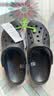 卡骆驰（CROCS）洞洞鞋男鞋女鞋 26夏季新款运动鞋平底沙滩鞋透气情侣凉鞋拖鞋子 贝雅卡骆班-黑白配-热推款 43-44 实拍图
