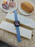 W&P适用苹果手表表带apple watch S11/10/9/8/7/SE3/ultra3/2双色液态硅胶运动透气iwatch磁吸表带 实拍图