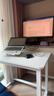 小匠材电脑桌台式钢木家用书桌书房办公学习桌办公室写字桌暖白80*50 实拍图