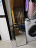 初学者 穿衣镜 全身落地镜试衣镜家用防爆壁挂衣帽间铝合金网红大镜子 经典黑150*40【壁挂+落地】 实拍图