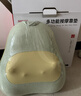 名创优品（MINISO）腰部按摩器腰椎按摩仪颈椎肩颈腰背部护腰靠垫车载腰肌劳损腰疼全身按摩枕送爸妈男士女生生日礼物 【智能充电款-鸭梨绿】超长续航+热敷按摩靠枕三合一 七夕情人节礼物送给爸爸妈妈父母长 实拍图