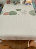 无印良品桌布防水防油免洗正方形餐桌布小清新茶几台布140*140cm石边浅翠 实拍图