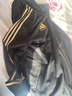 阿迪达斯（adidas）外套男女春季跑步运动立领拉链夹克外套运动服 黑/金 XL 实拍图