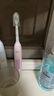 飞利浦（PHILIPS）声波电动牙刷钻石3系 生日礼物 情侣送男生/女友 微泡水流 HX5171/04淡粉色 实拍图