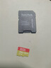 闪迪（SanDisk）256GB TF(MicroSD)内存卡 4K极速金卡A2 V30 U3行车记录仪 运动相机无人机 监控存储卡 读190MB/s 实拍图
