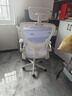 汤能优品电脑椅家用人体工学椅子办公椅靠背学生学习椅写字书房电竞游戏椅 【头枕款】白框灰网+乳胶+头枕 实拍图