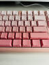 狼蛛（AULA）F87ProV2客制化无线机械键盘游戏电竞专用  蓝牙/2.4G/有线三模连接gasket 办公键盘鼠标套装87键 F87ProV2大宗师版【海棠轴】粉色渐变侧刻 实拍图