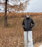 京东京造【air+零压排骨羽绒】轻薄羽绒服男外套冬90鸭绒立领曜石黑XL 实拍图