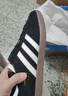 adidas「T头鞋」STADT经典时尚薄底运动板鞋男女阿迪达斯三叶草 黑色/汉玉白/浅猩红（推荐女生买小半码）   39 实拍图