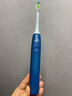飞利浦（PHILIPS）声波电动牙刷钻石3系 生日礼物情侣款送男生女友微泡水流HX5181/02 蓝色 实拍图