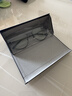 依视路（ESSILOR） 钻晶系列高清耐磨防蓝光近视超薄镜片专业配度数眼镜架男女镜框 钛+金属-全框-4023BK-黑色 镜框+依视路膜御防蓝光1.56现片 实拍图