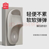 名创优品（MINISO）踩屎感拖鞋男室内家居家用浴室洗澡防滑eva四季拖鞋 灰色 40-41 实拍图