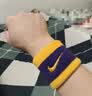 耐克（NIKE）护腕运动羽毛排网球吸擦汗手腕紫黄N0001565730OS/PAC277-730 实拍图