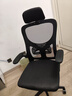 星奇堡电脑椅家用学习升降椅子书桌椅办公人体工学电竞椅写字舒适久坐 【海绵款】黑框黑网+头枕 实拍图