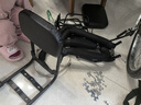 奥塞奇E11自行车后置儿童安全座椅山地车宝宝座空间大厚坐垫接送孩子黑 实拍图
