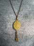 宝蒂兹（Potticy）凤香囊黄金流苏吊坠女 999足金镂空花丝凤凰于飞圆牌项链送女友 【凤囊流苏吊坠】 实拍图
