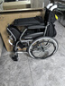 鱼跃(yuwell)手动轮椅车H053C铝合金折背折叠轻便老年残疾人代步 实拍图