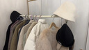 衣炫衣架落地衣帽架挂衣服落地卧室专用挂衣架晾衣架衣服出租屋置物架 99%选择-【超粗32管】奶油白150cm 【多层分区收纳】送网篮+鞋架+金属轮 实拍图
