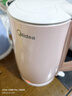 美的（Midea）电热水壶烧水壶养生双层防烫0涂层 食品级304不锈钢1500W快速沸腾1.7L大容量泡茶 HJ1705 实拍图
