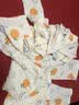 柔曼绮月子服夏季薄款纯棉纱布产后哺乳睡衣女春秋孕妇喂奶家居服套装 DSY-609 XL(建议130-145斤) 实拍图