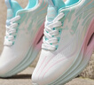 回力官方女鞋休闲运动鞋女春季新款软底舒适鞋子女 白绿粉（皮面） 38 实拍图